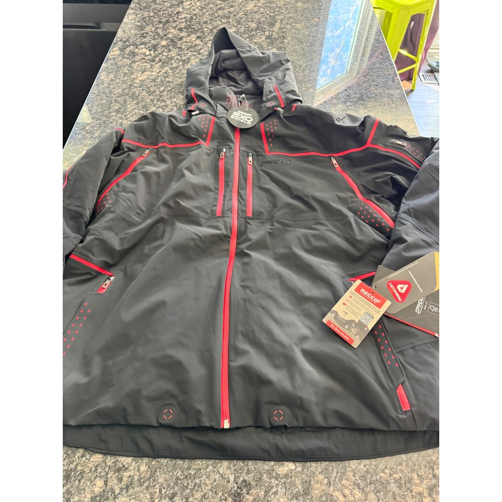 SPYDER PINNACLE INSULATED JACKET 2026 Ski sbowboard wintercoat RECCO NWT XXL - Picture 7 of 12